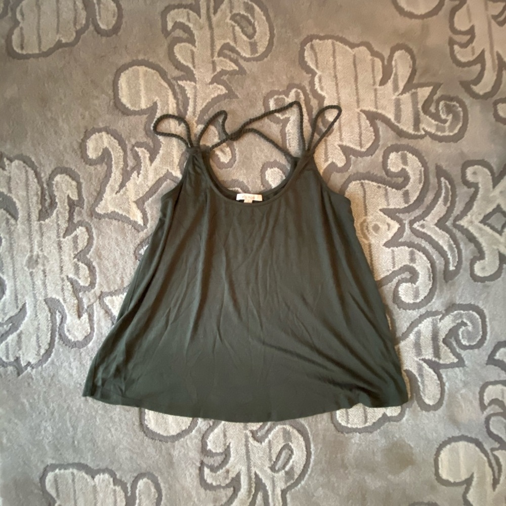 Ella moss rope tank top